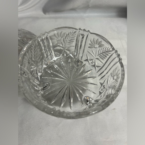 Stylesetter Margaret 24% Lead Crystal Candy Box Germany w/ Box 6.75” - Picture 7 of 10